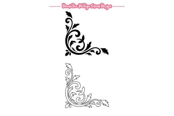 Download Classic Corner Decoration Floral Vector - Decoration Collection