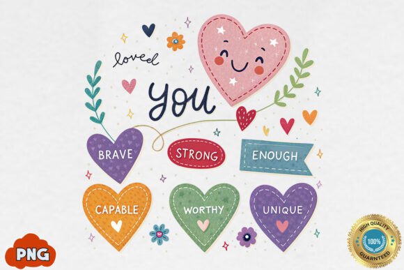 Download Valentine Candy Heart PNG,You Are Enough - Premium Resources