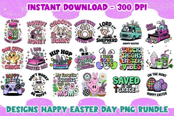 Download Easter Elements PNG Bundle Sublimation - Sublimation Collection