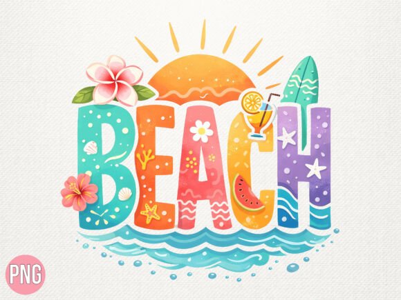 Download Summer Beach Vacation Sublimation PNG - Sublimation Collection