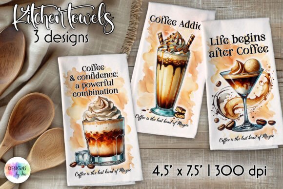 Download Coffee Quotes Kitchen Towel Sublimation - Sublimation Collection