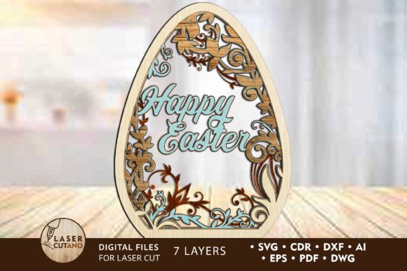 Download Happy Easter Decoration, Cut Template - Decoration Collection