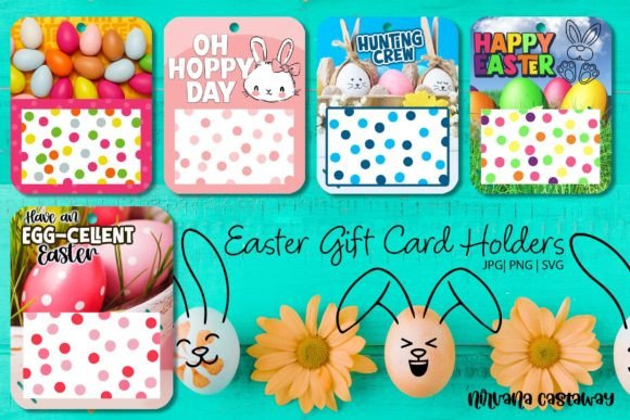 Download Easter Gift Card Holders 3 Print and Cut - Print and cut Collection